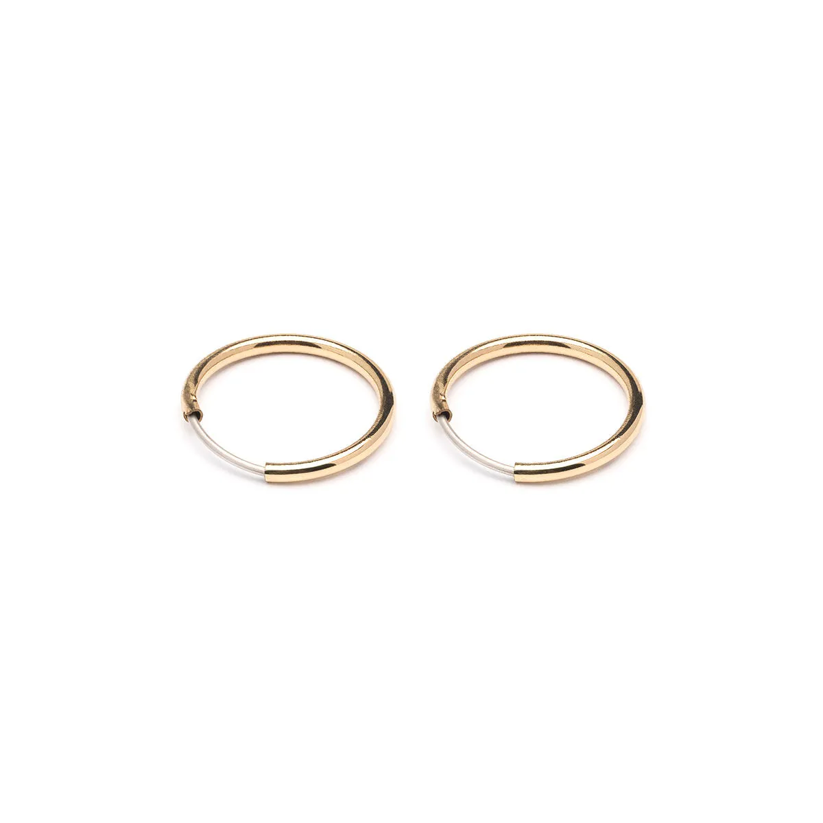 Small Endless Hoop Earrings