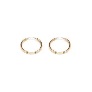 Small Endless Hoop Earrings