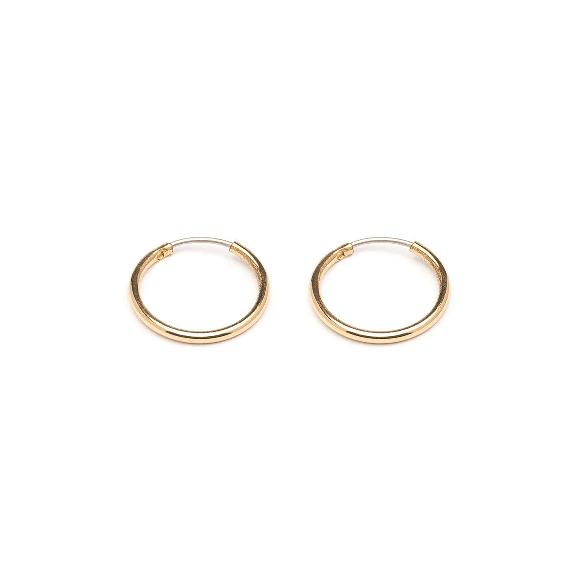 Small Endless Hoop Earrings