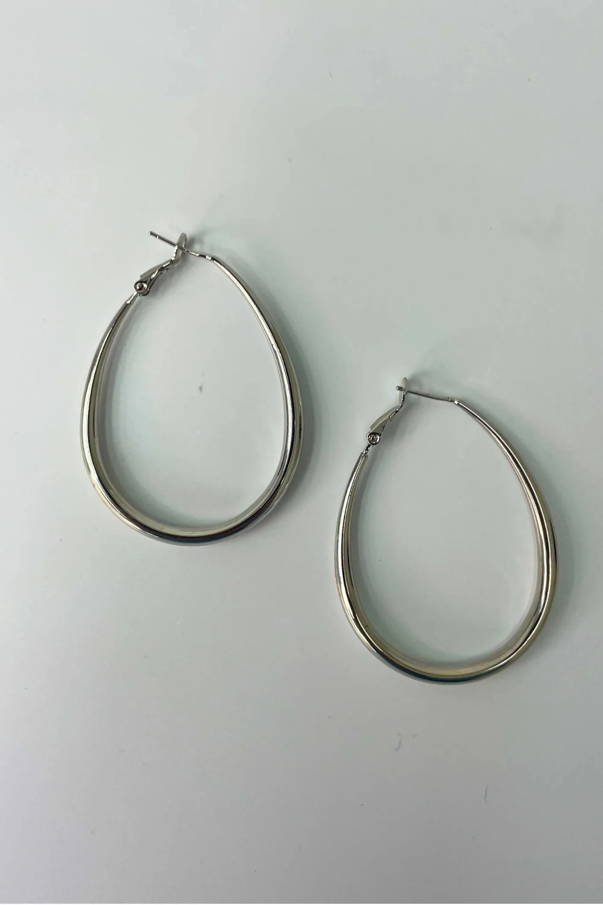 Sterling Oval Shaped Earrings