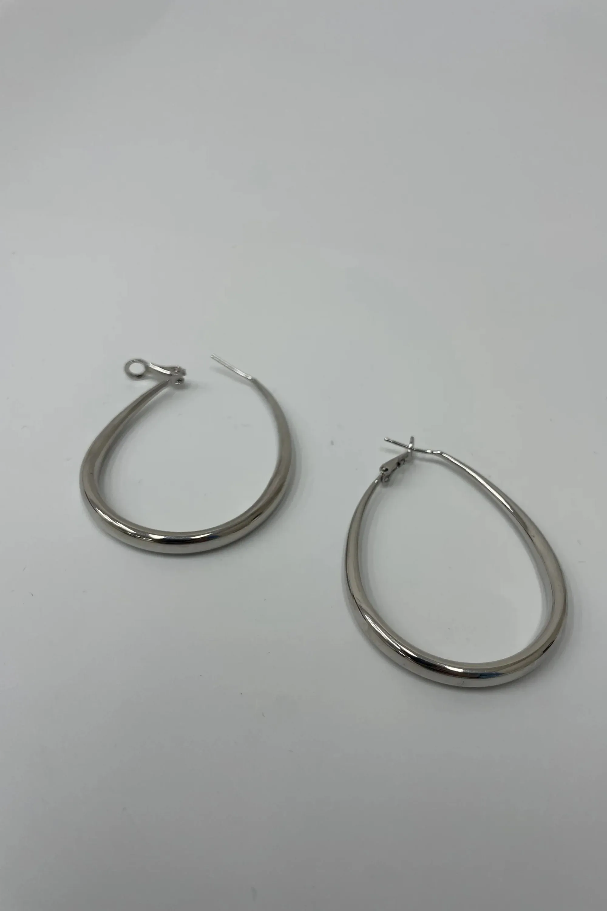 Sterling Oval Shaped Earrings