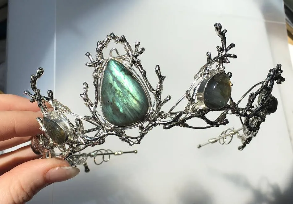 The LUNA Labradorite Crown