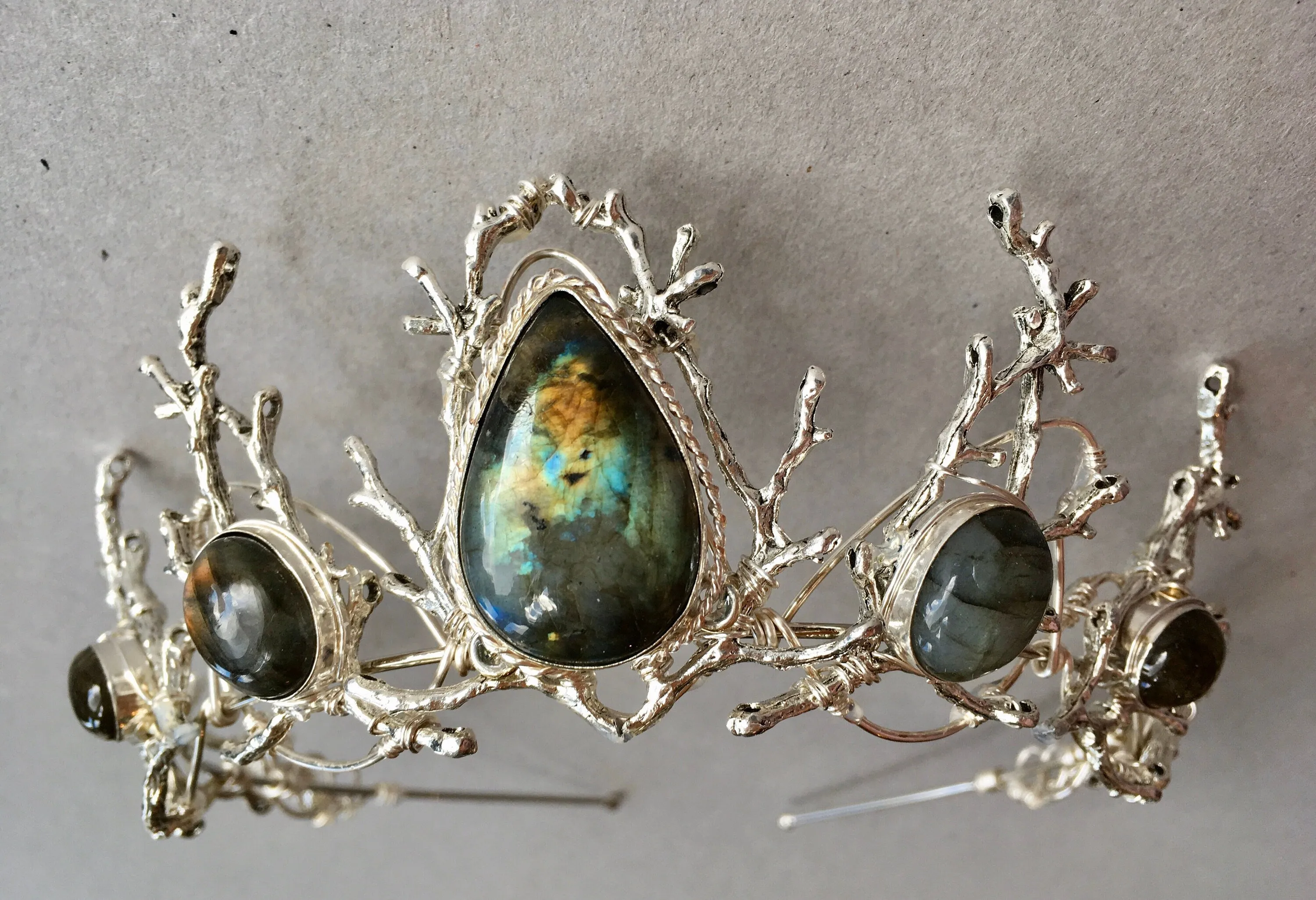 The LUNA Labradorite Crown