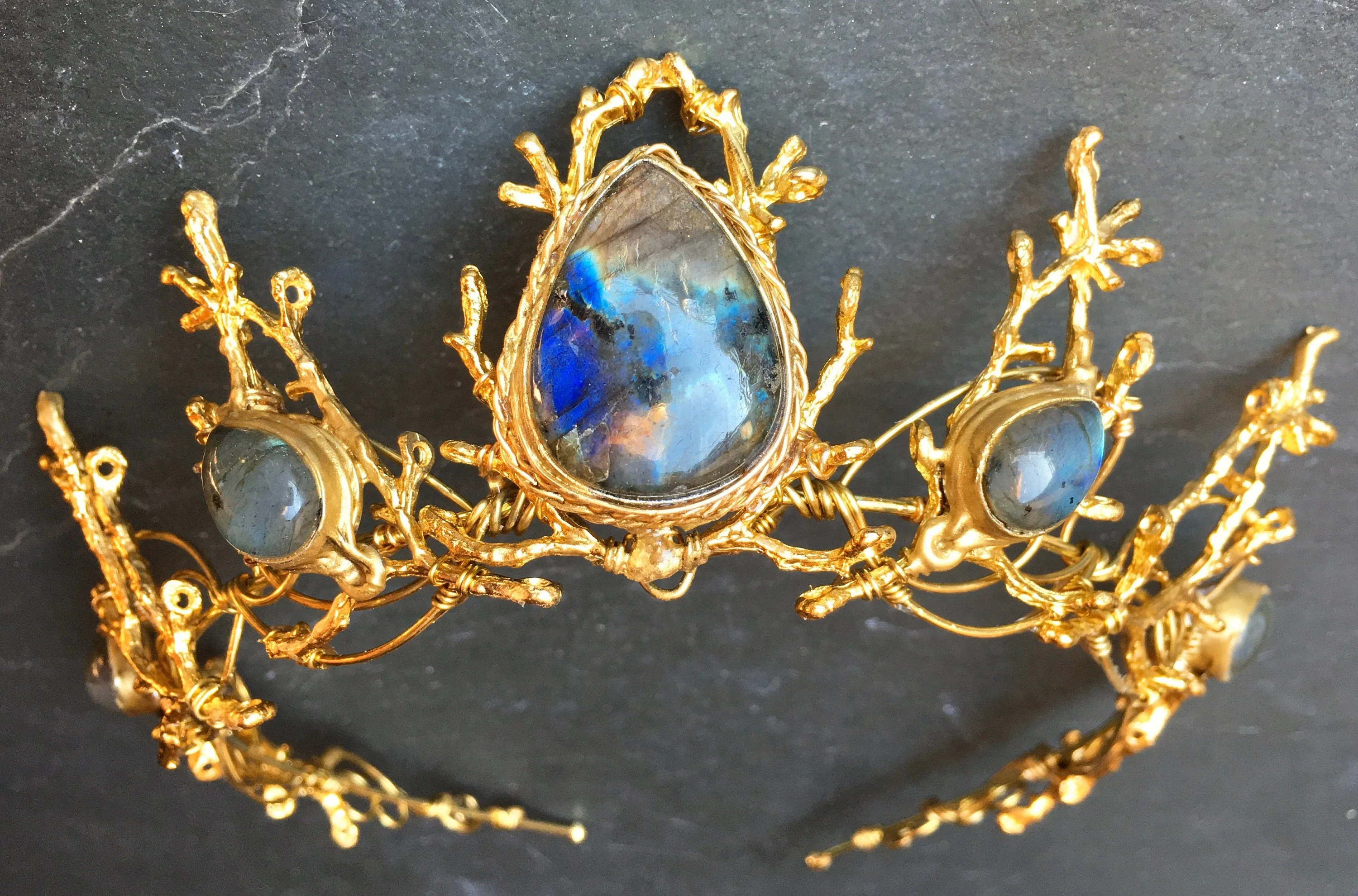 The LUNA Labradorite Crown