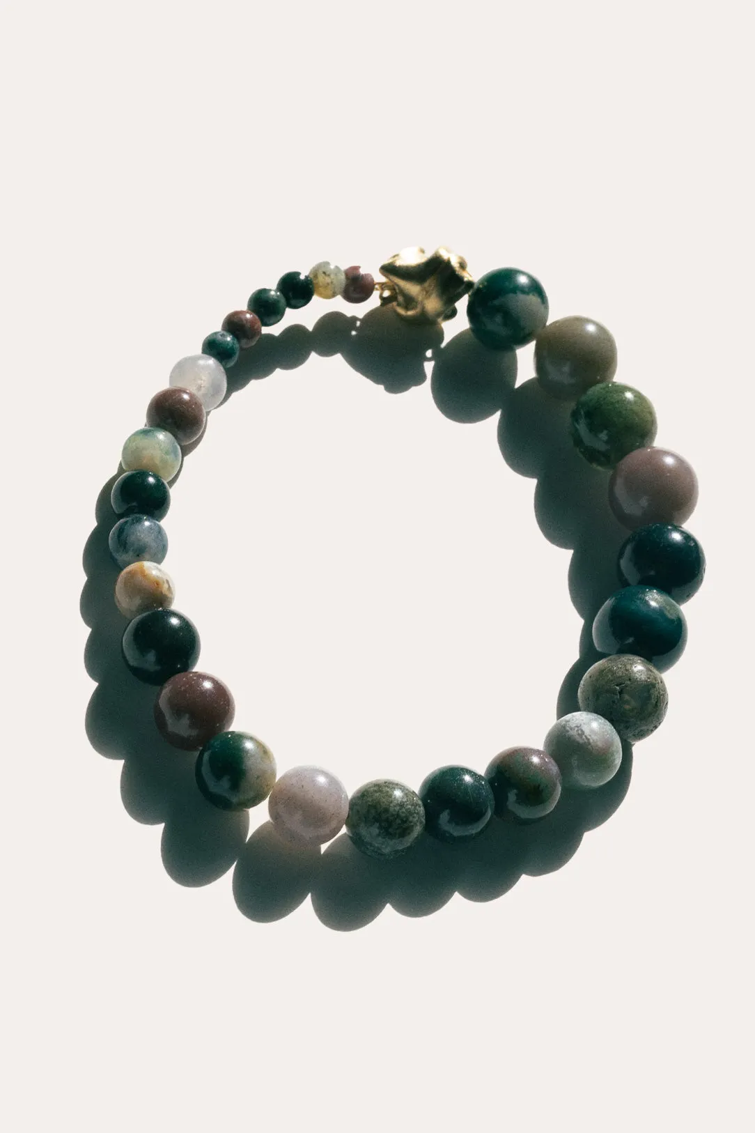 Tidelands - Fancy Jasper and Gold Vermeil Bracelet