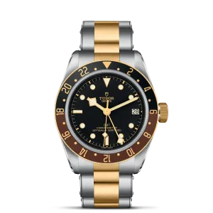 TUDOR Black Bay GMT S&G 41mm Case, Black Dial, Steel and Yellow Gold Bracelet (M79833MN-0001)