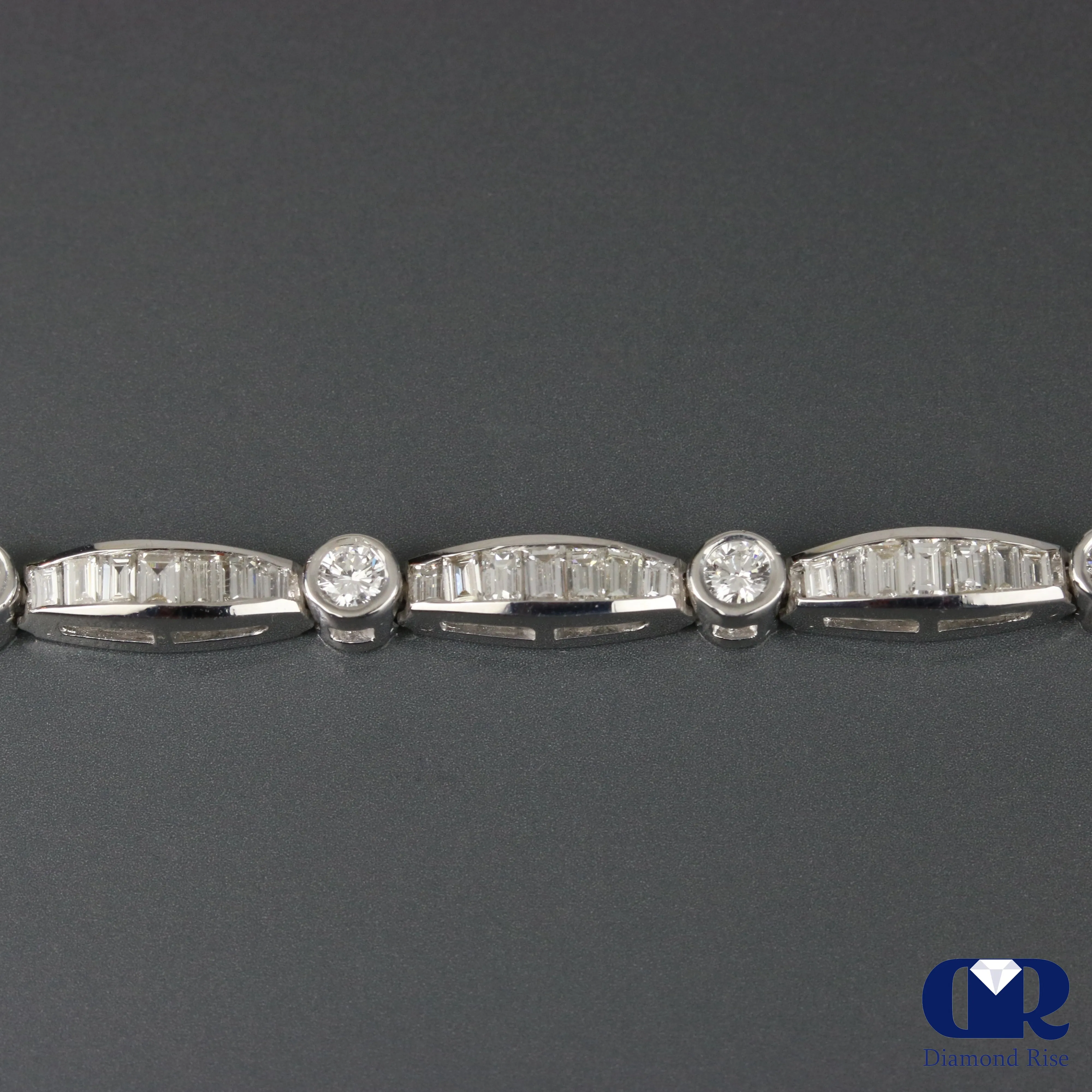 Women's 5.00 Carat Diamond Tennis Bracelet In 14K White Gold